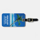 Tropical Beaches Motu Tofari Beach, Bora Bora Bagagelabel (Voorkant horizontaal)