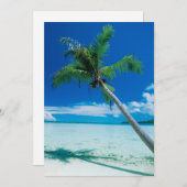 Tropical Beaches Motu Tofari Beach, Bora Bora Bedankkaart (Voorkant / Achterkant)