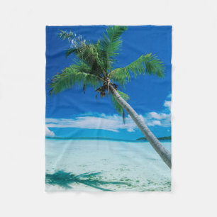 Tropical Beaches Motu Tofari Beach, Bora Bora Fleece Deken