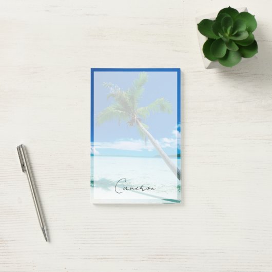 Tropical Beaches Motu Tofari Beach, Bora Bora Post-it® Notes (Kantoor)