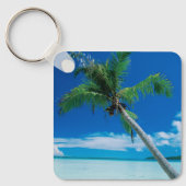 Tropical Beaches Motu Tofari Beach, Bora Bora Sleutelhanger (Voorkant)