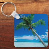 Tropical Beaches Motu Tofari Beach, Bora Bora Sleutelhanger (Voorkant)