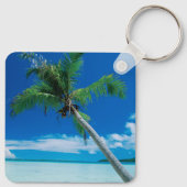 Tropical Beaches Motu Tofari Beach, Bora Bora Sleutelhanger (Achterkant)