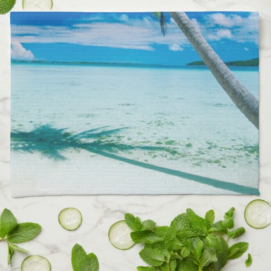 Tropical Beaches Motu Tofari Beach, Bora Bora Theedoek (Gevouwen)