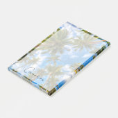 Tropical Beaches | Palm Trees on Blue Sky Post-it® Notes (Schuin)
