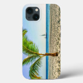 Tropical Beaches | Sailboat, Palm Tree, Aruba Case-Mate iPhone Case (Achterkant)