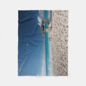 Tropical Beaches Sandy Beach, Anguilla Fleece Deken (Voorkant)