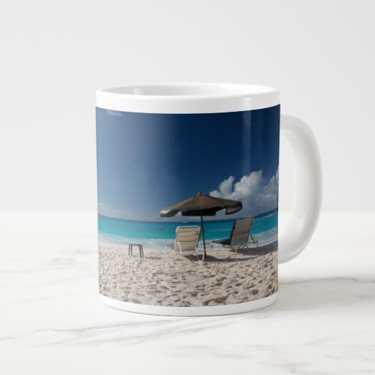 Tropical Beaches Sandy Beach, Anguilla Grote Koffiekop (Voorkant rechts)