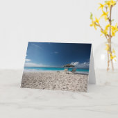 Tropical Beaches | Sandy Beach, Anguilla Kaart (Gele Bloem)