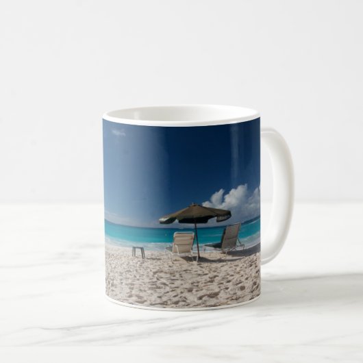 Tropical Beaches Sandy Beach, Anguilla Koffiemok (Voorkant rechts)