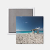 Tropical Beaches Sandy Beach, Anguilla Magneet (Voorkant / Achterkant)