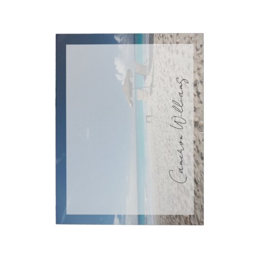 Tropical Beaches Sandy Beach, Anguilla Notitieblok (Linkerzijde)