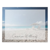 Tropical Beaches Sandy Beach, Anguilla Notitieblok (Voorkant)