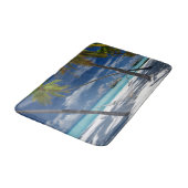 Tropical Beaches Sandy Beach, Maldives Badmat (Gekanteld)