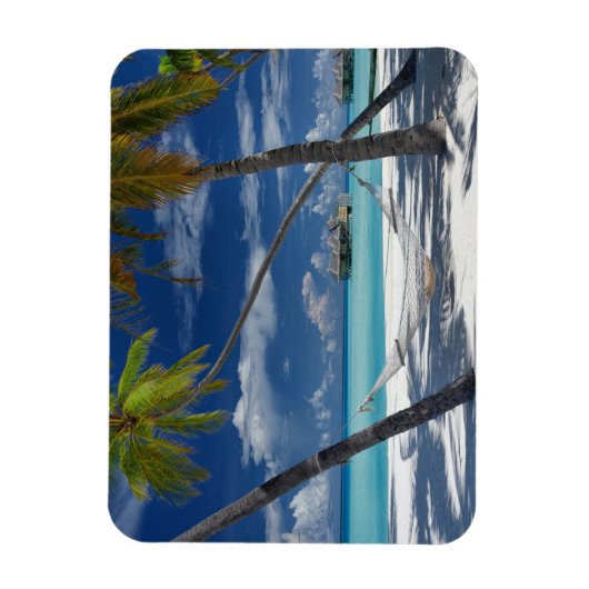 Tropical Beaches Sandy Beach, Maldives Magneet (Verticaal)