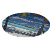 Tropical Beaches Sandy Beach, Maldives Snijplank (Hoek)