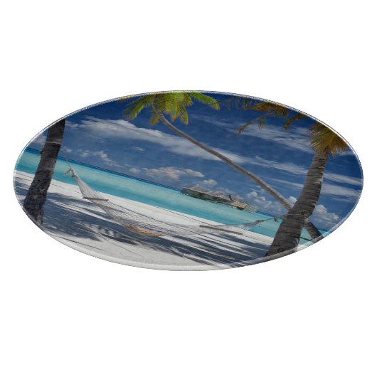 Tropical Beaches Sandy Beach, Maldives Snijplank (Hoek)