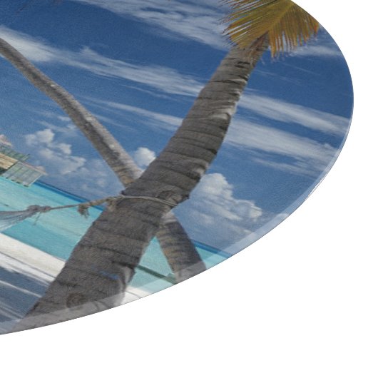 Tropical Beaches Sandy Beach, Maldives Snijplank (Hoek)