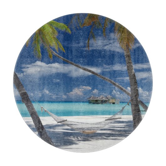 Tropical Beaches Sandy Beach, Maldives Snijplank (Voorkant)