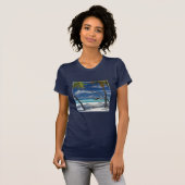 Tropical Beaches Sandy Beach, Maldives T-shirt (Voorkant volledig)