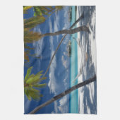 Tropical Beaches Sandy Beach, Maldives Theedoek (Verticaal)
