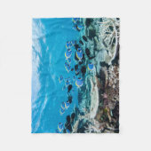 Tropical Beaches | Sturgeon Amongst Coral Fleece Deken (Voorkant)
