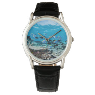Tropical Beaches   Sturgeon Amongst Coral Horloge