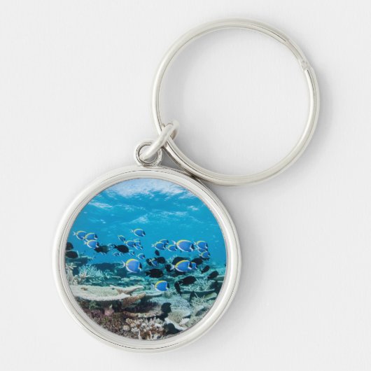 Tropical Beaches | Sturgeon Amongst Coral Sleutelhanger (Voorkant)