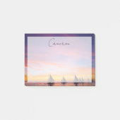 Tropical Beaches Sunset Sailboats, Phillipines Post-it® Notes (Voorkant)