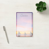 Tropical Beaches Sunset Sailboats, Phillipines Post-it® Notes (Kantoor)