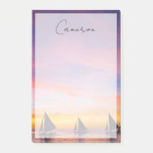 Tropical Beaches Sunset Sailboats, Phillipines Post-it® Notes (Voorkant)