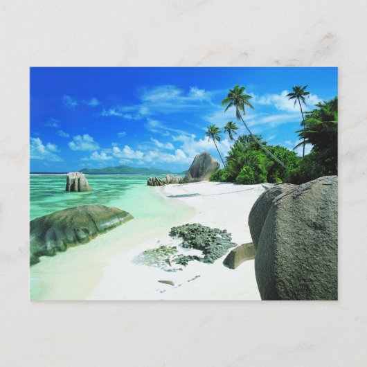 Tropical Beaches | The Digue Island Briefkaart (Voorkant)