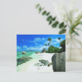 Tropical Beaches | The Digue Island Briefkaart (Staand voorkant)