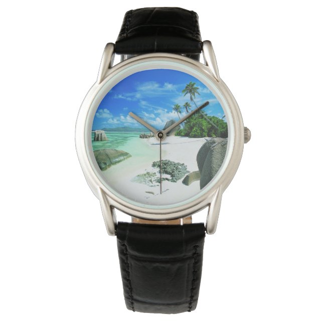 Tropical Beaches | The Digue Island Horloge (Voorkant)
