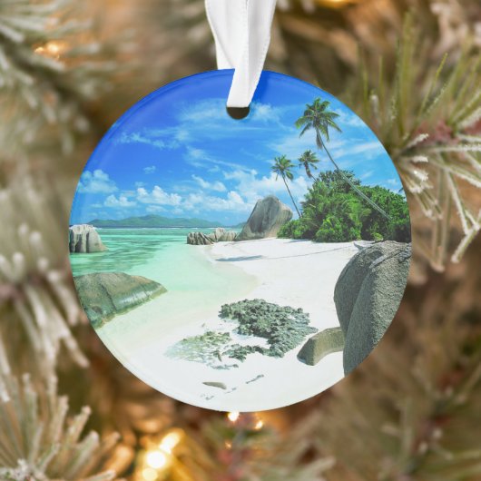 Tropical Beaches | The Digue Island Ornament (Boom)