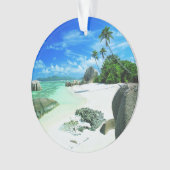 Tropical Beaches | The Digue Island Ornament (voorkant)