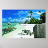 Tropical Beaches | The Digue Island Poster (Voorkant)