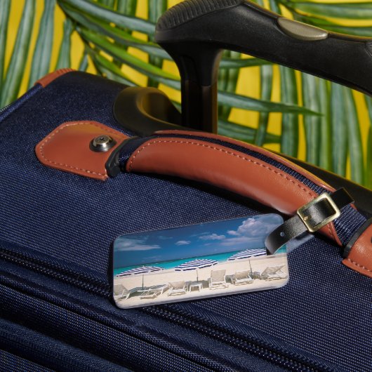 Tropical Beaches | Tropical Beach Anguilla Bagagelabel (Voorkant Insitu 3)