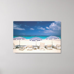Tropical Beaches Tropical Beach Anguilla Canvas Afdruk
