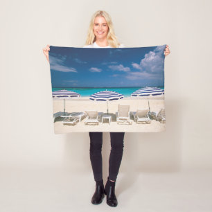 Tropical Beaches   Tropical Beach Anguilla Fleece Deken