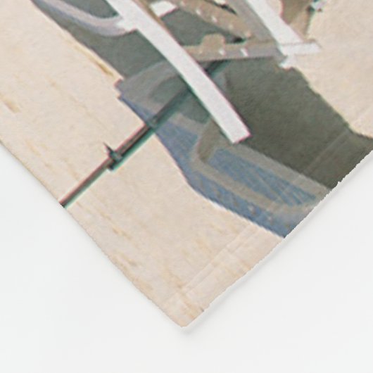 Tropical Beaches | Tropical Beach Anguilla Fleece Deken (Hoek)