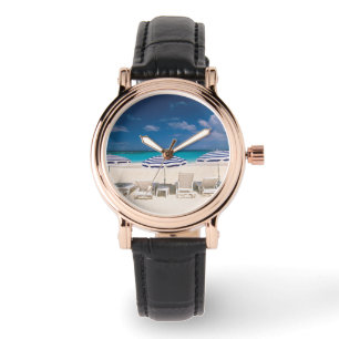 Tropical Beaches   Tropical Beach Anguilla Horloge