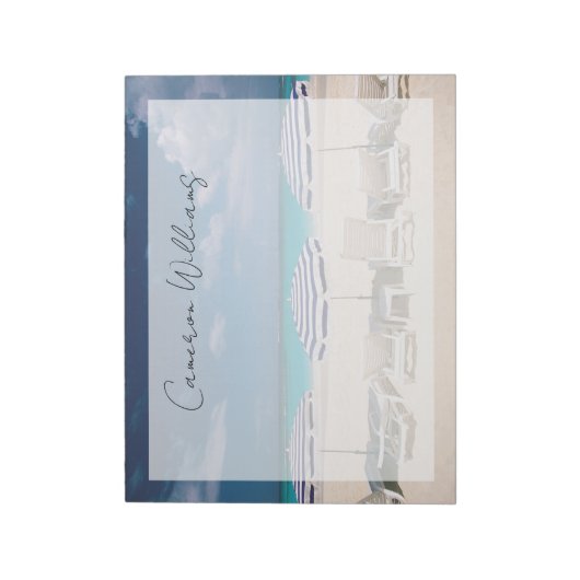 Tropical Beaches | Tropical Beach Anguilla Notitieblok (Linkerzijde)