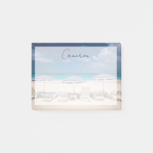 Tropical Beaches | Tropical Beach Anguilla Post-it® Notes (Voorkant)