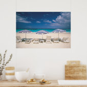 Tropical Beaches | Tropical Beach Anguilla Poster (Keuken)