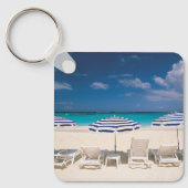 Tropical Beaches | Tropical Beach Anguilla Sleutelhanger (Voorkant)