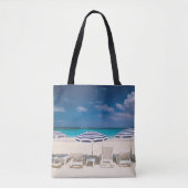 Tropical Beaches | Tropical Beach Anguilla Tote Bag (Voorkant)
