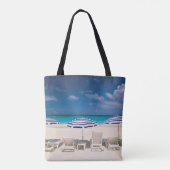 Tropical Beaches | Tropical Beach Anguilla Tote Bag (Achterkant)