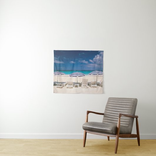 Tropical Beaches | Tropical Beach Anguilla Wandkleed (In Situ (horizontaal))