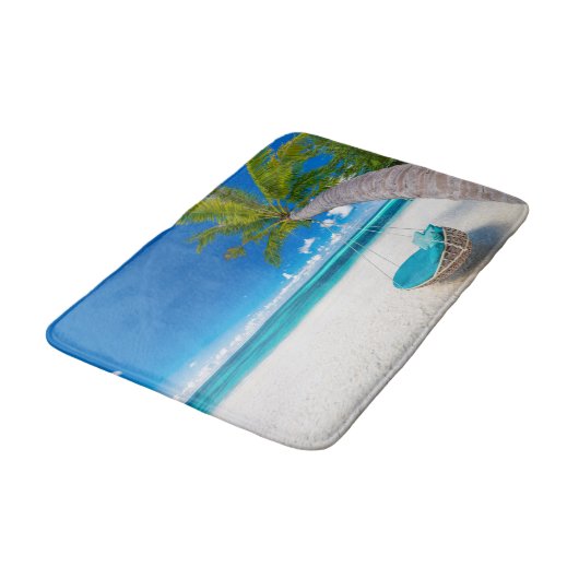 Tropical Beaches Tropical Landscape Beach Swing Badmat (Gekanteld)